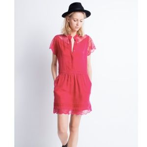 Zadig & Voltaire Pink Ricy Jac Deluxe Dress